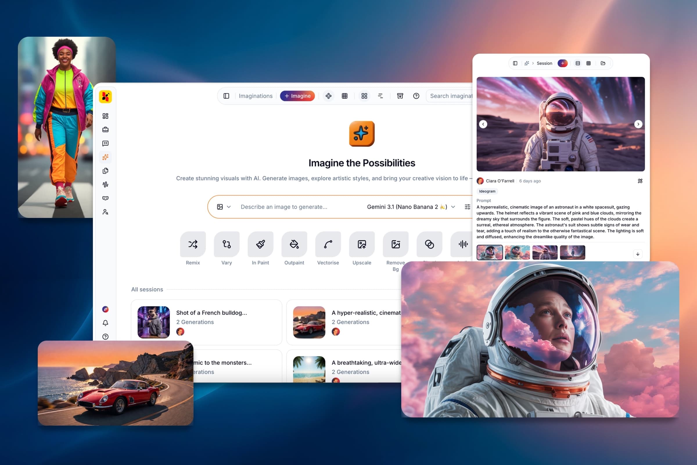 Create: on-brand images, documents and voiceovers in Euryka